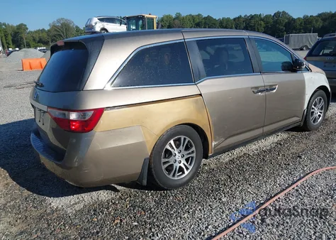 2012 Honda Odyssey Ex-L z USA, uszkodzony, nr VIN 5FNRL5H66CB018187
